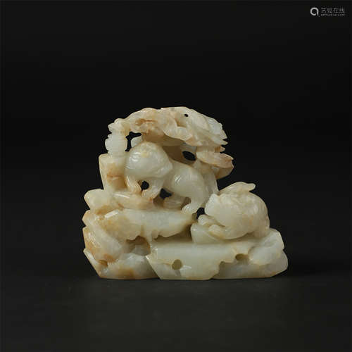 CHINESE ANCIENT JADE SCHOLAR'S ROCK