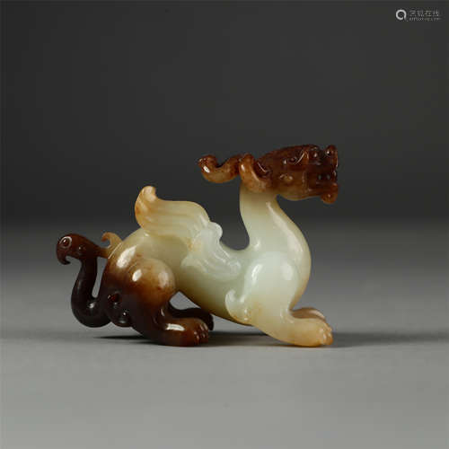 CHINESE NEPHRITE JADE BEAST