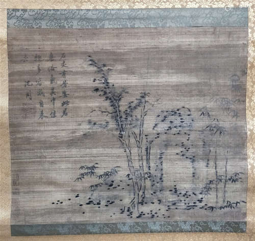 CHINESE SCROLL PAINTING OF LANDSCAPE