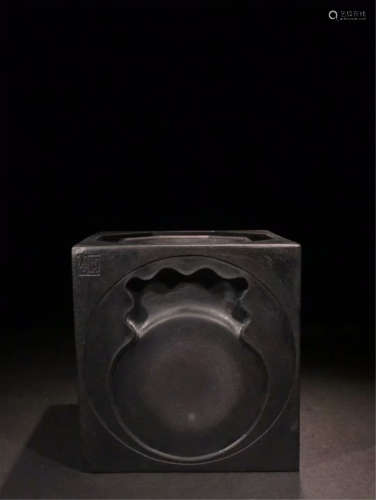 CHINESE DUAN STONE CUBIC INKSTONE