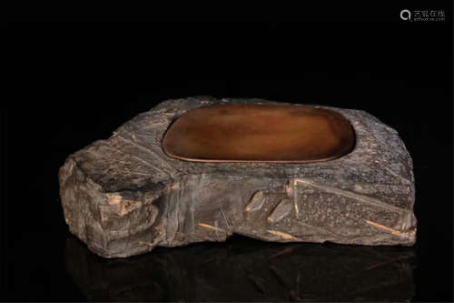 CHINESE DUAN STONE INKSTONE