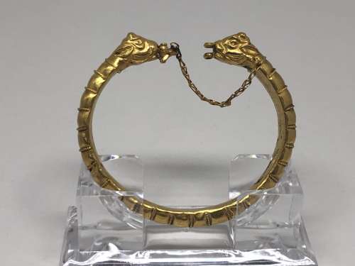 A GREEK GOLD 'LAMB HEAD' BRACELET, BC 800-146