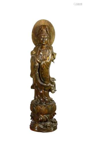 Chinese Wood Guanyin