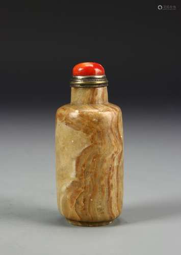 Chinese Agate Snuff Bottle