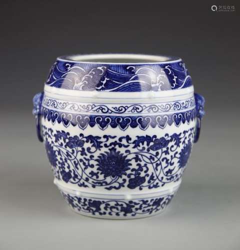 Chinese Blue And White Jar