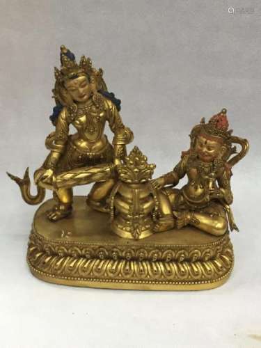 Chinese Gilt Buddha