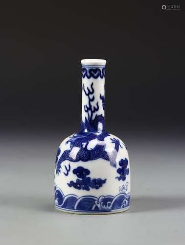 Chinese Blue and White Bell Vase