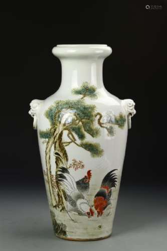 Chinese Famille Rose Vase