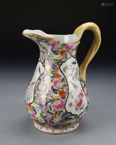 Chinese Export Famille Rose Pitcher