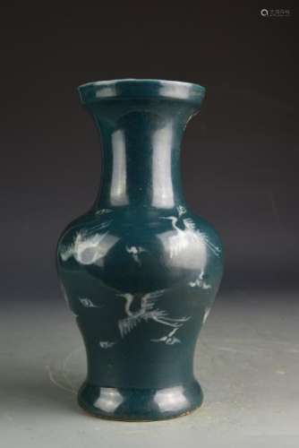 Chinese Antique Blue Vase
