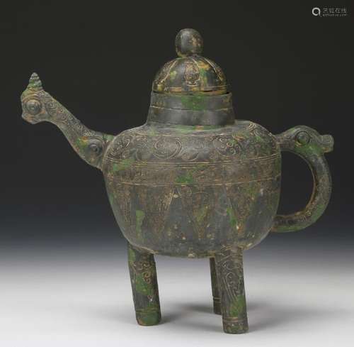 Chinese Bronze Teapot