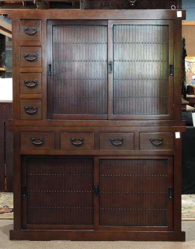 Japanese Two-part Tansu