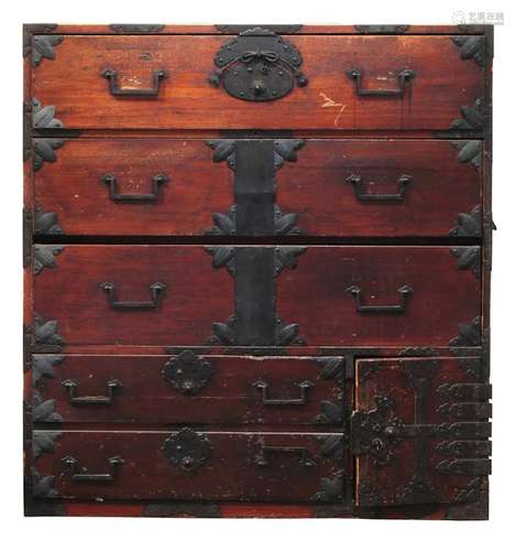 Japanese Tansu Chest, 19c