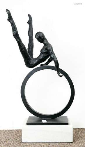 Sculpture, Rolling on Hoops