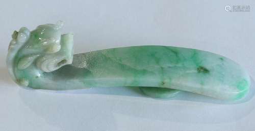 Chinese Jadeite Dragon Belt Hook