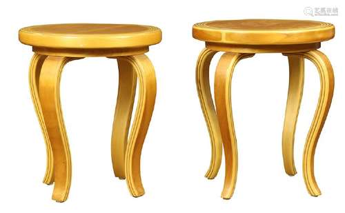 Pair of Thonet occasional tables