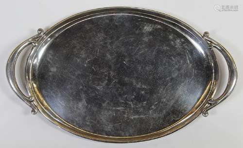 Mexican sterling silver tray by Hector Aguilar