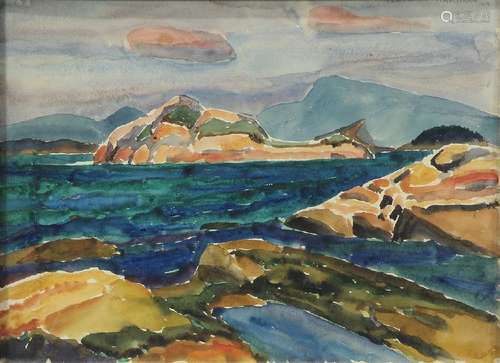 Watercolor, C. Bertram Hartman