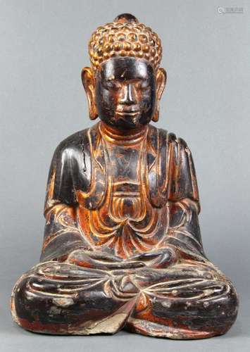 Vietnamese Gilt Lacquer Buddha