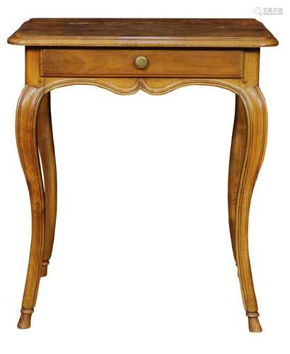 French Louis XV walnut writing table