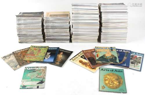 A large quantity of 'Arts of Asia' and 'Orientations' magazines (248).