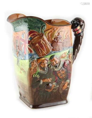 Property of a lady - 'The Drake jug' - a large Royal Doulton limited edition jug, numbered 118, 10.