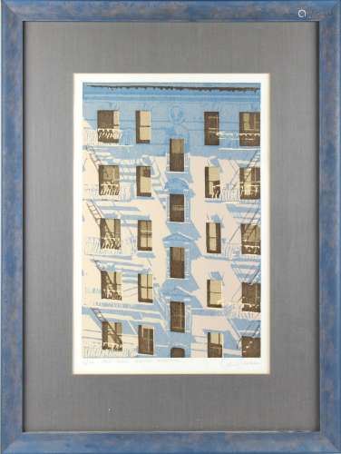 Property of a gentleman - Guy Vaesen (1912-2002) - 'NEW YORK, AUGUST MORNING' - signed limited