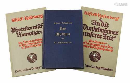 Rosenberg, Alfred - Drei Bücher bzw. Schriften um 1935: