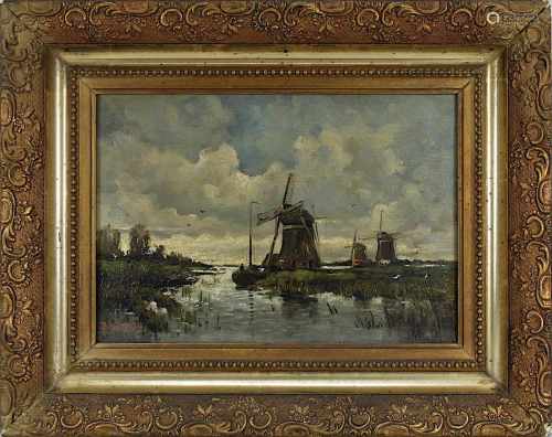 Schiedges, Petrus Paulus (Den Haag 1860 - 1922 Amersfoort), holländische Landschaft mit