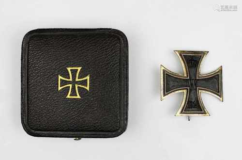 Eisernes Kreuz, 1 Klasse, Deutsches Reich 1914-1918, wohl verliehen an Eduard von Madroux, Eisenkern