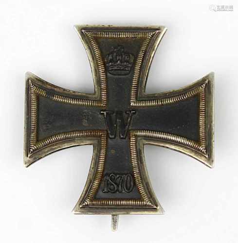 Eisernes Kreuz, Deutsches Reich 2.H.19.Jh., Eisernes Kreuz 1.Klasse, 1870, magnetischer Kern,