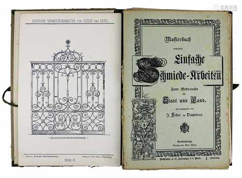 J. Feller, Einfache Schmiedearbeiten zum Gebrauche für Stadt und Land, Ravensburg, Otto Maier Verlag