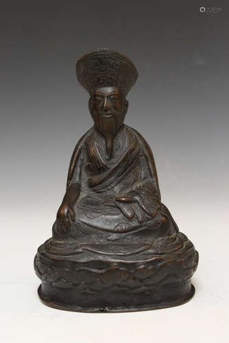 Antique Chinese bronze figure.