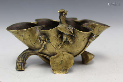 Chinese bronze incense burner.