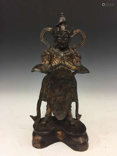 Chinese bronze figure.