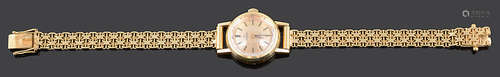 A ladies 1970's 18ct gold Omega wristwatch