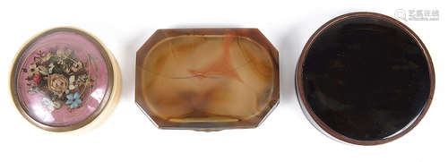 Three late 18th/early 19th Century snuff boxes