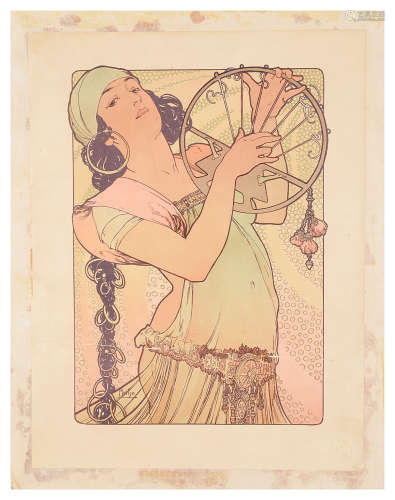 Alphonse Mucha (1860-1939) 'Salome' from L'Estampe moderne, no. 2 1897