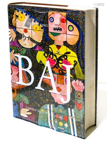 Book by Edoardo Sanguinelli. E. Baj Esemplare 127/400. Ed. Gabriele Mazzotta. Signed Baj