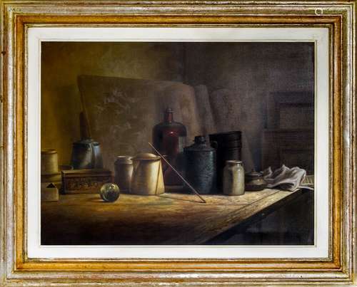 Antonio Nunziante (Naples, 1956). Still Life, 60cm x 80cm, oil paint on canvas. Signed on the bottom