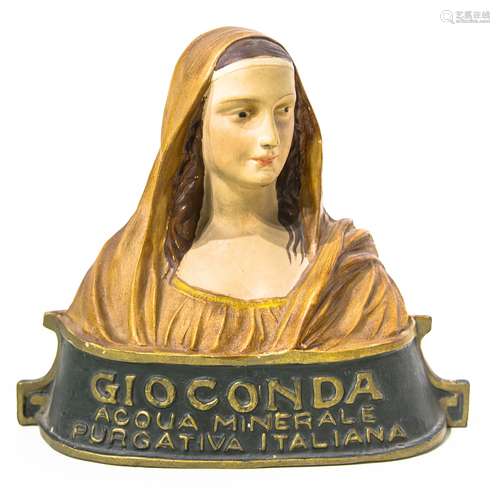 Scultura in terracotta. Pubblicità acqua minerale. Specialità della Ditta Fiorentino e Panunzio