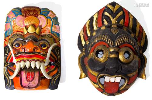 Pair of masks - Indonesia.