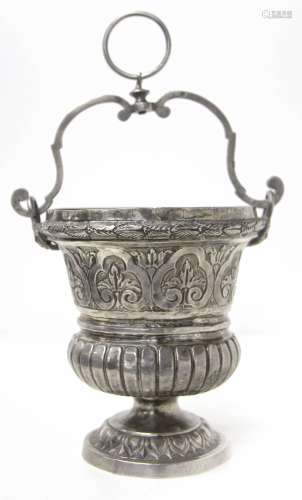 Silver Bucket. Punch Kingdom of the Two Sicilies, 19th century.