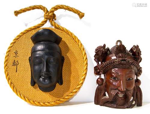 Pair of masks - China.