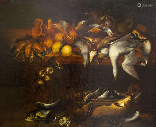 Painter from the 17th century. Still life. 85x106, Oil paint on canvas