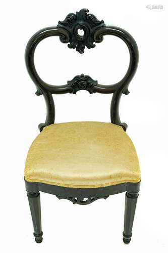 4 Rosewood chairs. Sicily, Louis Philippe era