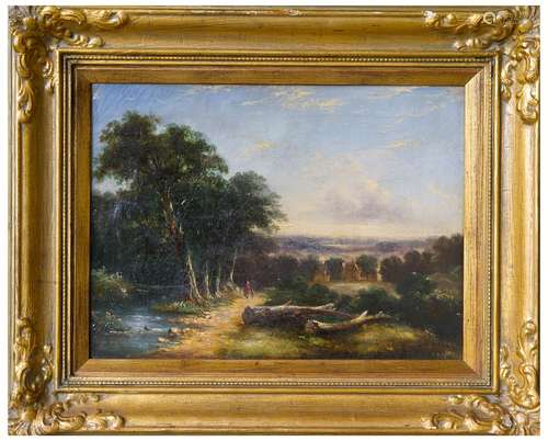 Vickers Alfred (1786-1868). Landscape. 31x41, oil on canvas