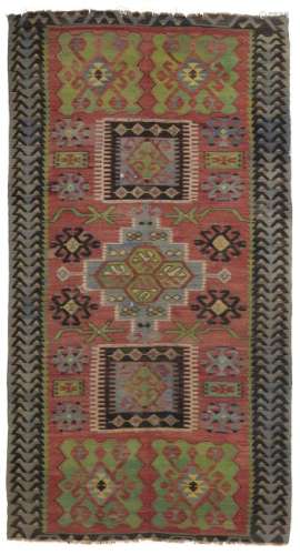 A Turkish kilim rug