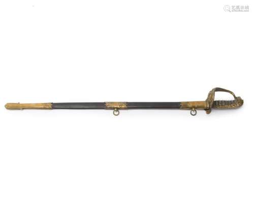An English Royal Naval officer's sword