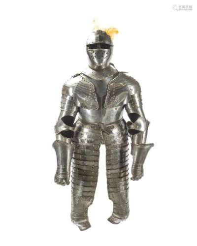A Continental cuirassier suit of armor